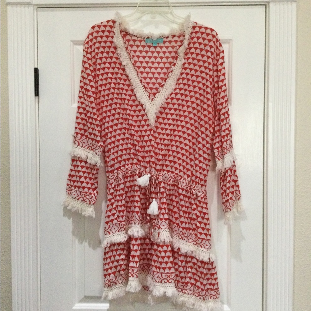 Claudia Cover-up Dress by MELISSA ODABASH Size Large